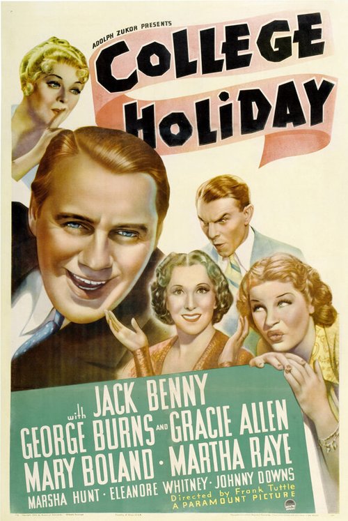 Смотреть фильм Каникулы / College Holiday (1936) онлайн в хорошем качестве SATRip