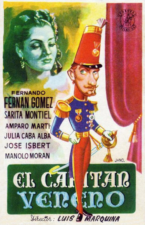 Смотреть фильм Капитан Бенено / El capitán Veneno (1951) онлайн в хорошем качестве SATRip