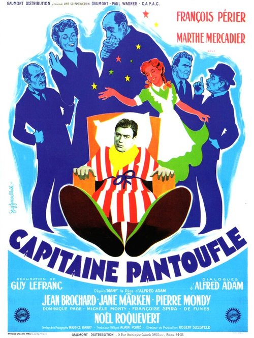 Смотреть фильм Капитан Болван / Capitaine Pantoufle (1953) онлайн в хорошем качестве SATRip