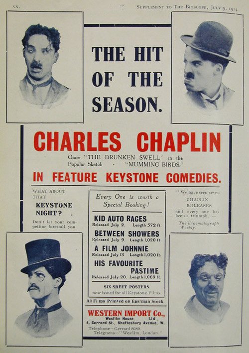 Смотреть фильм Кинематографический Джонни / A Film Johnnie (1914) онлайн 