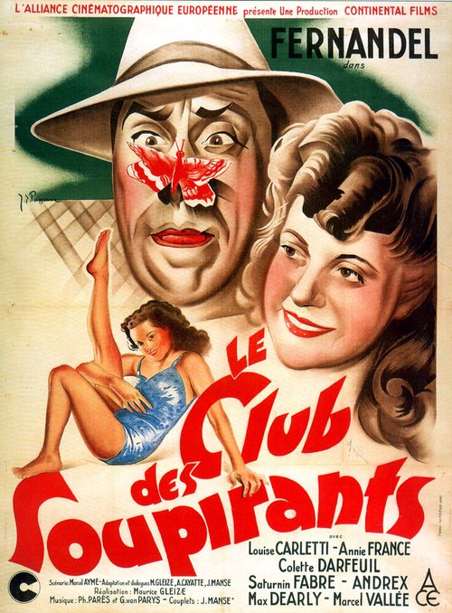 Смотреть фильм Клуб воздыхателей / Le club des soupirants (1941) онлайн в хорошем качестве SATRip