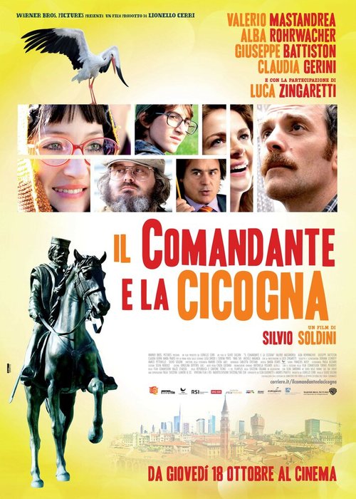 Смотреть фильм Командир и аист / Il comandante e la cicogna (2012) онлайн в хорошем качестве HDRip