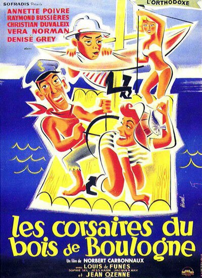 Смотреть фильм Корсары Булонского леса / Les corsaires du Bois de Boulogne (1954) онлайн в хорошем качестве SATRip