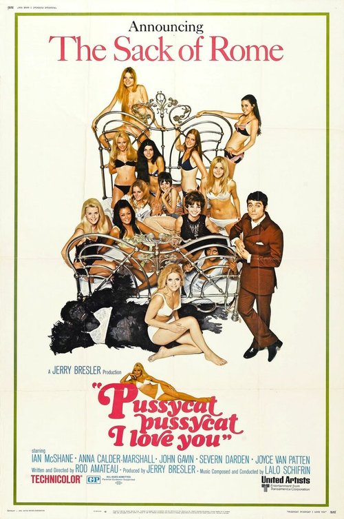 Смотреть фильм Кошечка, кошечка, я люблю тебя / Pussycat, Pussycat, I Love You (1970) онлайн в хорошем качестве SATRip
