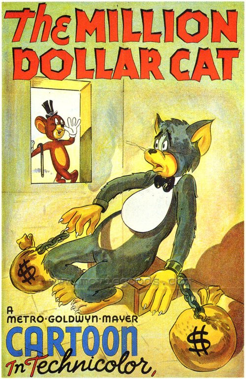 Смотреть фильм Кот на миллион долларов / The Million Dollar Cat (1944) онлайн 