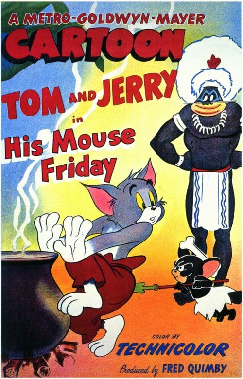 Смотреть фильм Кот-Робинзон / His Mouse Friday (1951) онлайн 