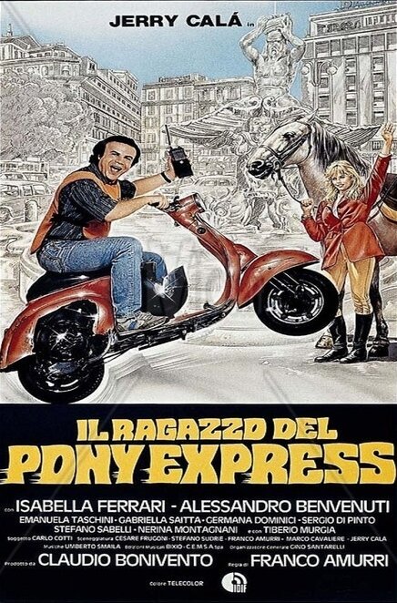 Смотреть фильм Курьер / Il ragazzo del pony express (1986) онлайн в хорошем качестве SATRip
