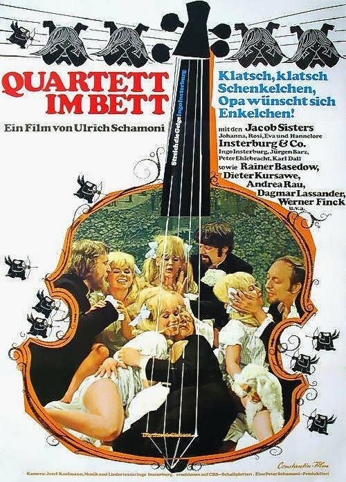 Смотреть фильм Квартет в постели / Quartett im Bett (1968) онлайн в хорошем качестве SATRip