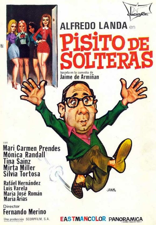 Смотреть фильм Квартира для незамужних девушек / Pisito de solteras (1973) онлайн в хорошем качестве SATRip
