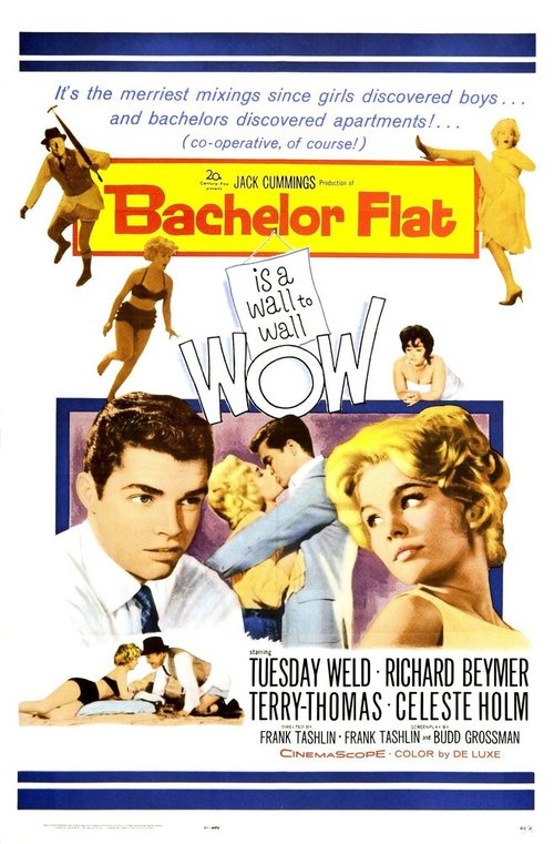 Смотреть фильм Квартира холостяка / Bachelor Flat (1961) онлайн в хорошем качестве SATRip
