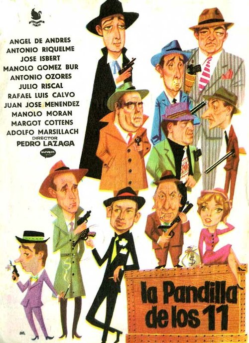 Смотреть фильм La pandilla de los once (1963) онлайн в хорошем качестве SATRip