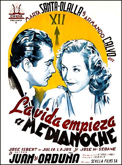 Смотреть фильм La vida empieza a medianoche (1944) онлайн в хорошем качестве SATRip