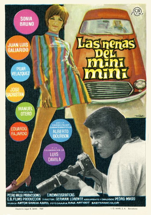 Смотреть фильм Las nenas del mini-mini (1969) онлайн в хорошем качестве SATRip