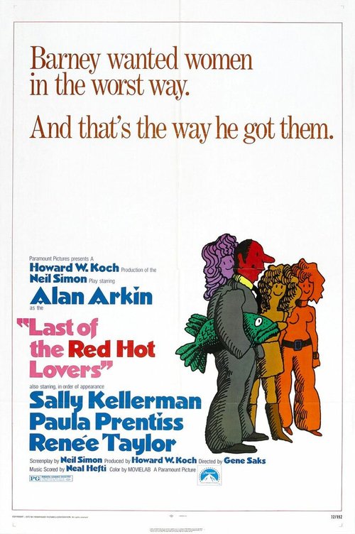Смотреть фильм Last of the Red Hot Lovers (1972) онлайн в хорошем качестве SATRip