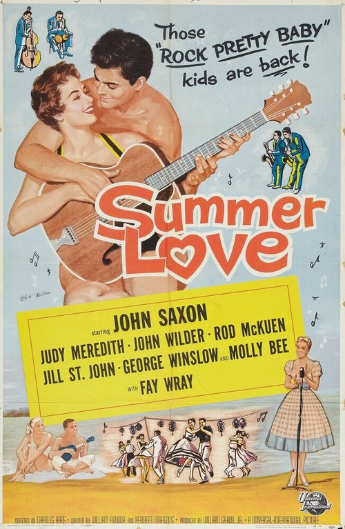 Смотреть фильм Летняя любовь / Summer Love (1958) онлайн в хорошем качестве SATRip