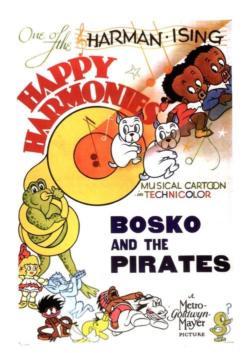 Смотреть фильм Little Ol' Bosko and the Pirates (1937) онлайн 