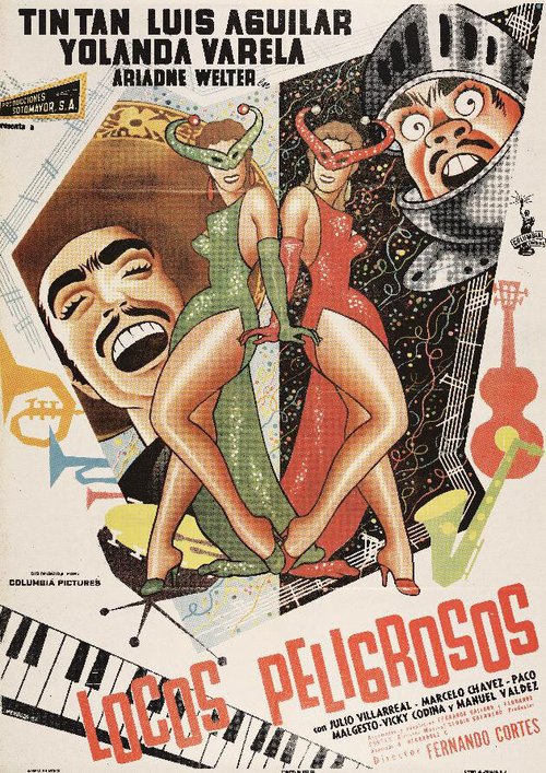 Смотреть фильм Locos peligrosos (1957) онлайн в хорошем качестве SATRip