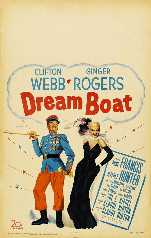 Смотреть фильм Лодка мечты / Dreamboat (1952) онлайн в хорошем качестве SATRip