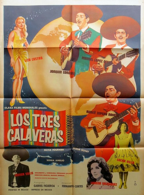 Смотреть фильм Los tres calaveras (1965) онлайн в хорошем качестве SATRip