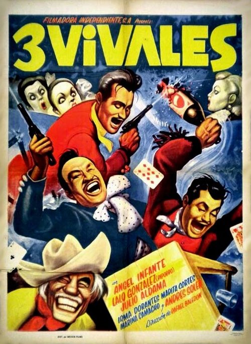 Смотреть фильм Los tres vivales (1958) онлайн в хорошем качестве SATRip