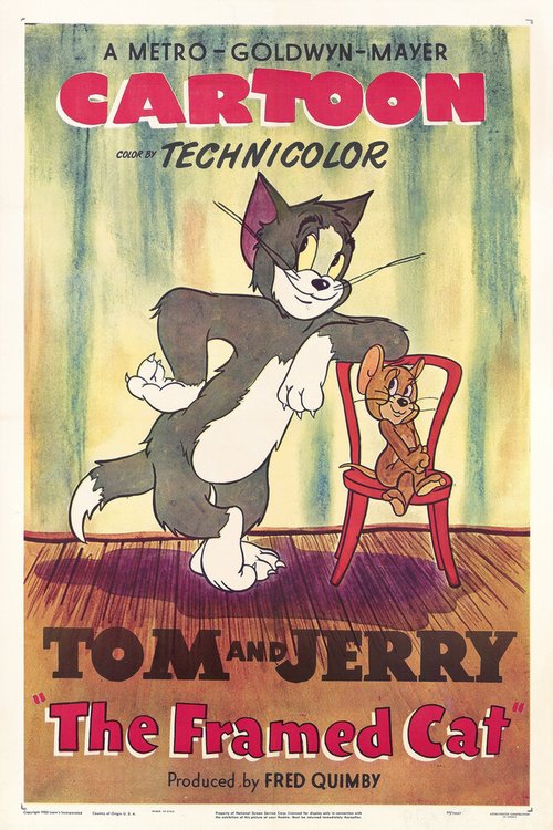 Смотреть фильм Любимая косточка / The Framed Cat (1950) онлайн 