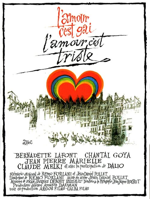 Смотреть фильм Любовь — это весело, любовь — это грустно / L'amour c'est gai, l'amour c'est triste (1971) онлайн в хорошем качестве SATRip