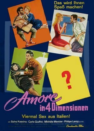 Смотреть фильм Любовь на четыре сезона / Amore in 4 dimensioni (1964) онлайн в хорошем качестве SATRip