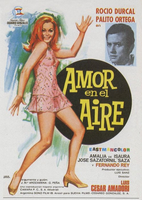 Смотреть фильм Любовь в воздухе / Amor en el aire (1967) онлайн в хорошем качестве SATRip