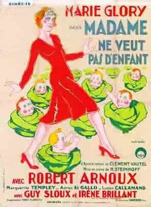 Смотреть фильм Madame ne veut pas d'enfants (1932) онлайн в хорошем качестве SATRip