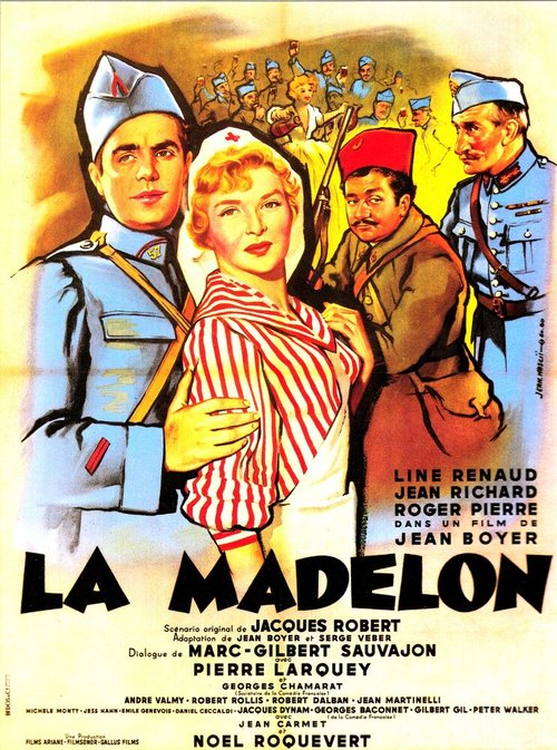 Смотреть фильм Мадлон / La Madelon (1955) онлайн в хорошем качестве SATRip