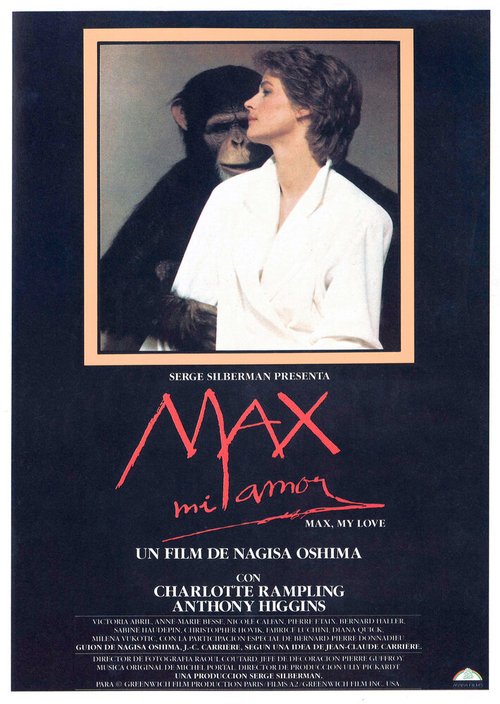 Смотреть фильм Макс, моя любовь / Max mon amour (1986) онлайн в хорошем качестве SATRip