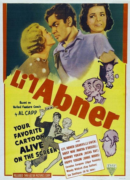 Смотреть фильм Маленький Эбнер / Li'l Abner (1940) онлайн в хорошем качестве SATRip