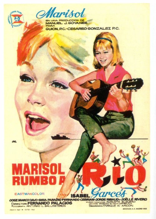 Смотреть фильм Marisol rumbo a Río (1963) онлайн в хорошем качестве SATRip