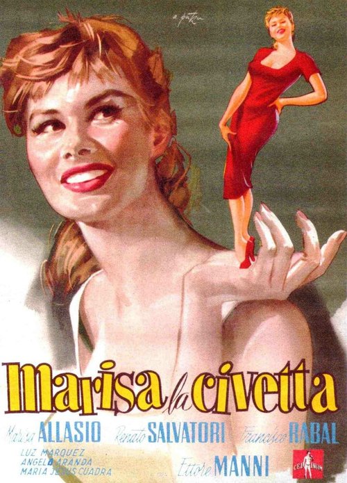 Смотреть фильм Мариза-кокетка / Marisa la civetta (1957) онлайн в хорошем качестве SATRip