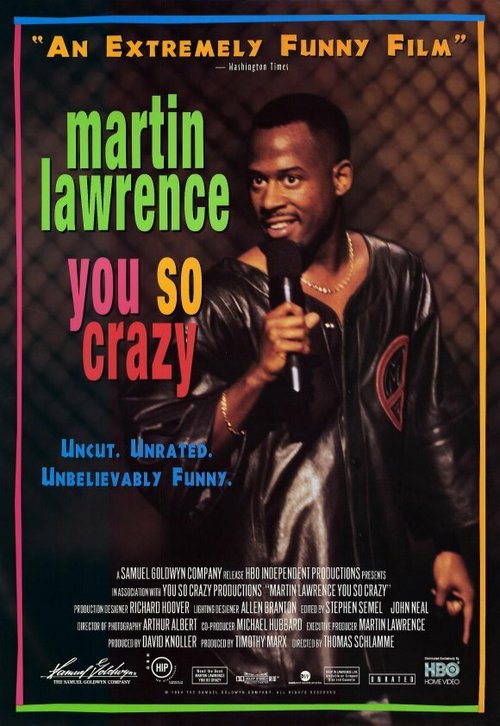 Смотреть фильм Мартин Лоуренс: Ты такой сумасшедший / Martin Lawrence: You So Crazy (1994) онлайн в хорошем качестве HDRip
