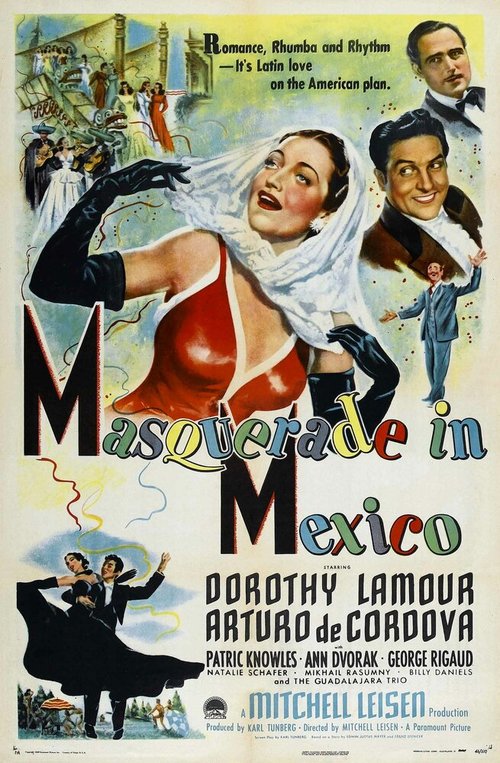 Смотреть фильм Маскарад в Мехико / Masquerade in Mexico (1945) онлайн в хорошем качестве SATRip