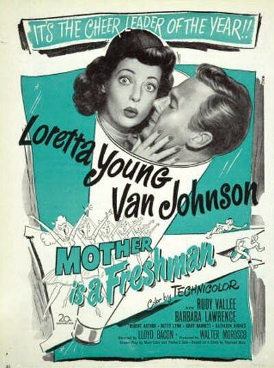 Смотреть фильм Мать-первокурсница / Mother Is a Freshman (1949) онлайн в хорошем качестве SATRip