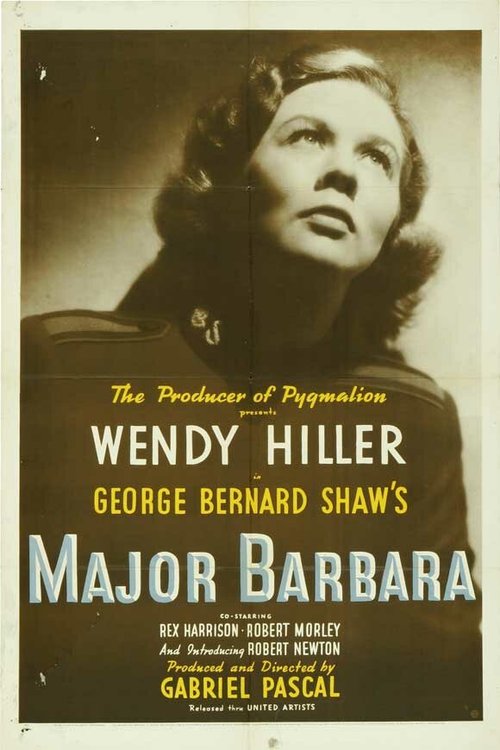 Смотреть фильм Майор Барбара / Major Barbara (1941) онлайн в хорошем качестве SATRip