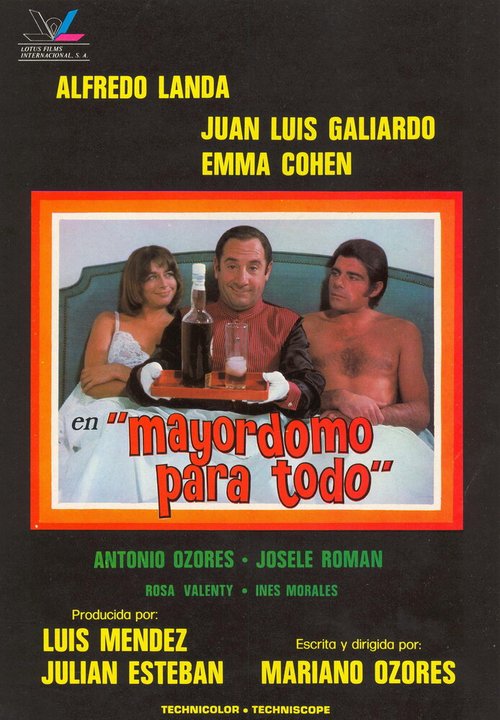 Смотреть фильм Мажордом на все случаи жизни / Mayordomo para todo (1976) онлайн в хорошем качестве SATRip