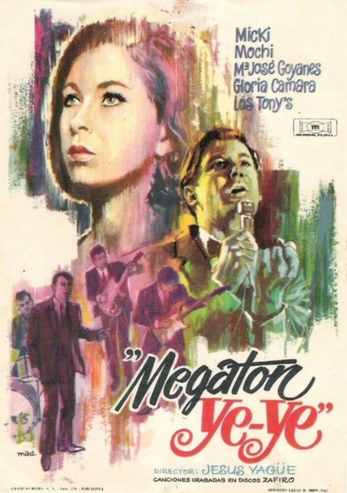Смотреть фильм Megatón Ye-Ye (1965) онлайн в хорошем качестве SATRip
