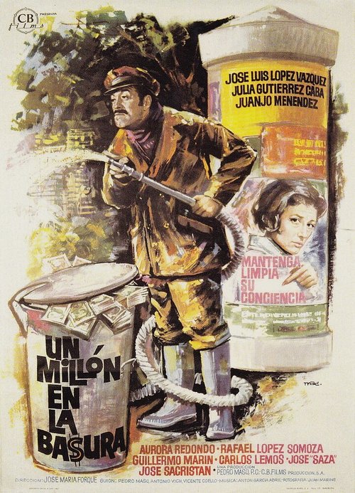 Смотреть фильм Миллион в мусорном баке / Un millón en la basura (1967) онлайн в хорошем качестве SATRip