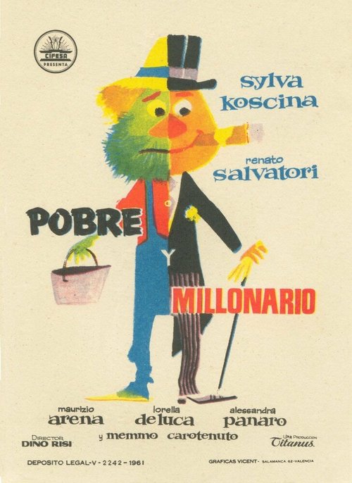 Смотреть фильм Миллионеры — бедняки / Poveri milionari (1959) онлайн в хорошем качестве SATRip