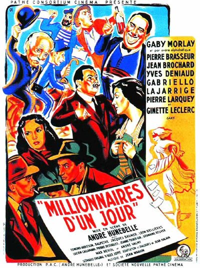 Смотреть фильм Миллионеры на один день / Millionnaires d'un jour (1949) онлайн в хорошем качестве SATRip