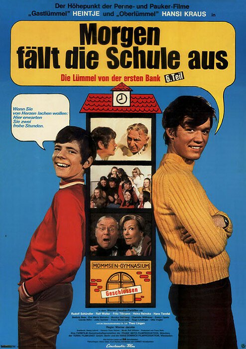 Смотреть фильм Morgen fällt die Schule aus - Die Lümmel von der ersten Bank, VI. Teil (1971) онлайн в хорошем качестве SATRip
