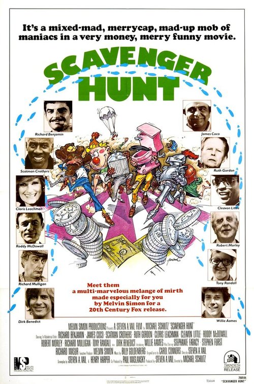 Смотреть фильм Мусорная охота / Scavenger Hunt (1979) онлайн в хорошем качестве SATRip