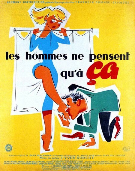 Смотреть фильм Мужчины думают только об этом / Les hommes ne pensent qu'à ça (1954) онлайн в хорошем качестве SATRip
