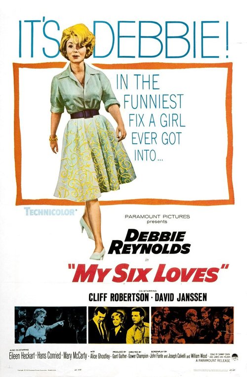 Смотреть фильм My Six Loves (1963) онлайн в хорошем качестве SATRip
