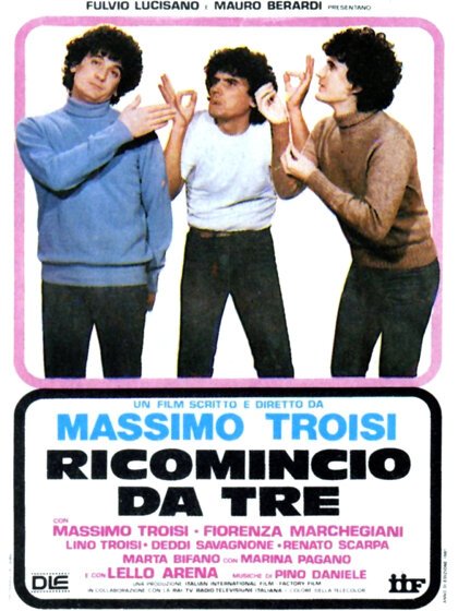 Смотреть фильм Начну с трех / Ricomincio da tre (1981) онлайн в хорошем качестве SATRip