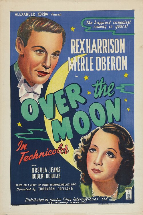Смотреть фильм Над Луной / Over the Moon (1939) онлайн в хорошем качестве SATRip