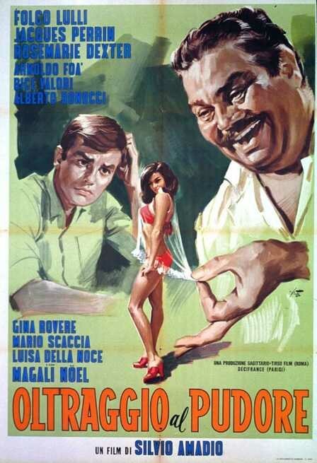 Смотреть фильм Нарушение приличий / Oltraggio al pudore (1964) онлайн в хорошем качестве SATRip